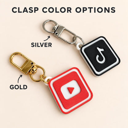 Custom NFC Social Media Keychain, Personalized Tap-to-Open Link Tag, Business Keychain, Business Essentials