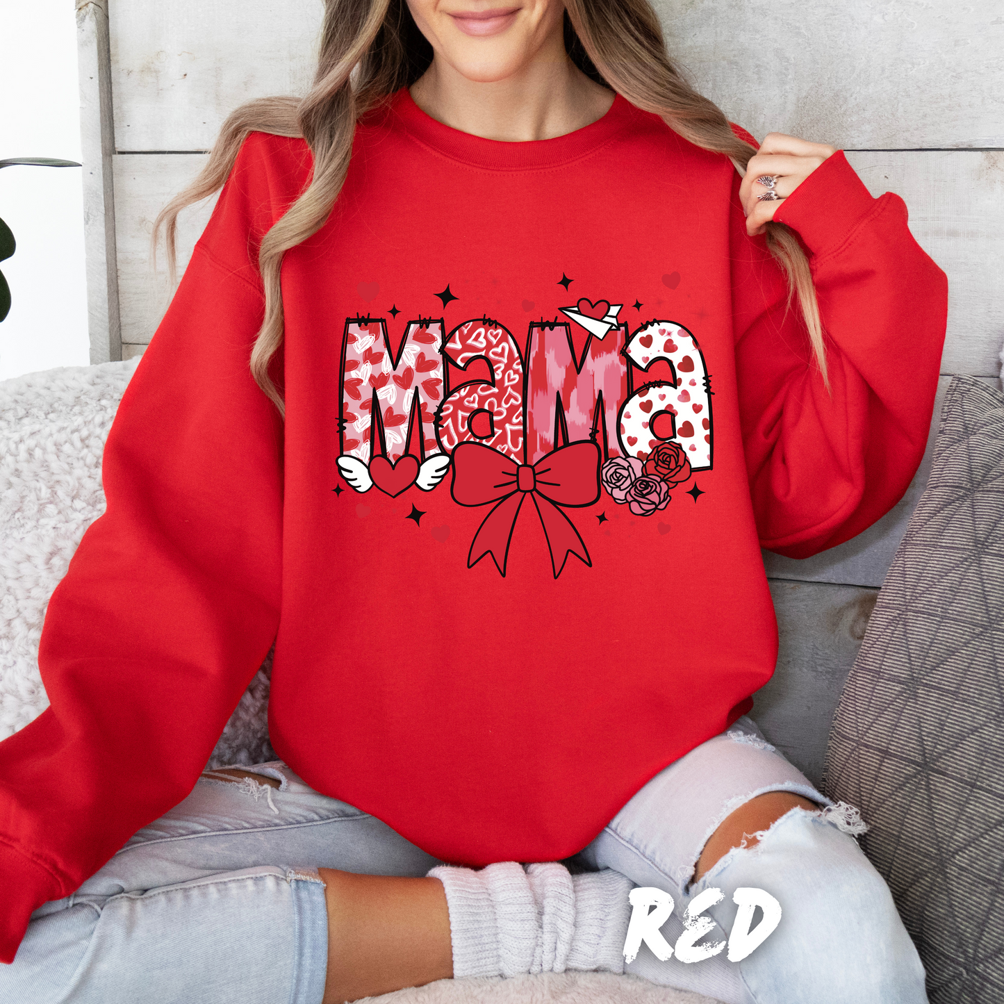 Valentine Mama Sweatshirts and T-Shirts