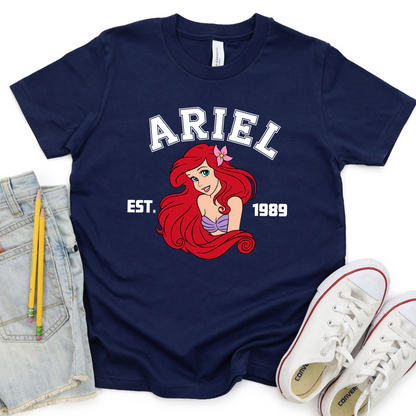 Mermaid EST 1989 Valentines Day Unisex T-Shirt for Adults and Kids