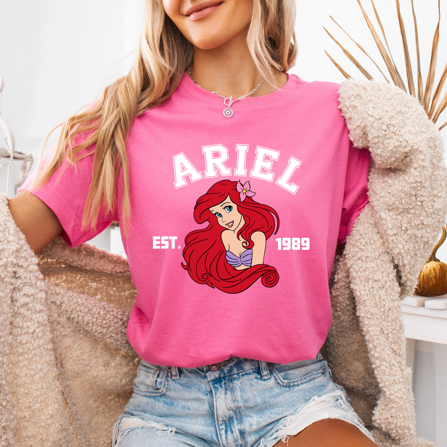 Mermaid EST 1989 Valentines Day Unisex T-Shirt for Adults and Kids