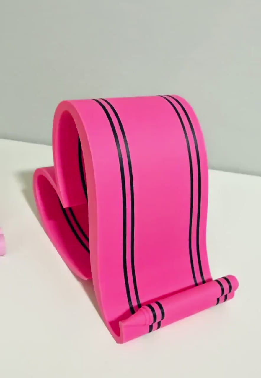 Pencil or Crayon Phone Stand, Teacher Desk Decor, Back to School Gift, Cute Classroom Phone Holder, Desk Accessory, Teacher Phone Holder