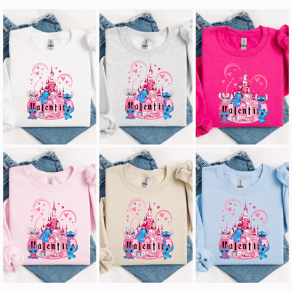 Matching Valentines Family Couple Sweatshirt for Adults and Kids