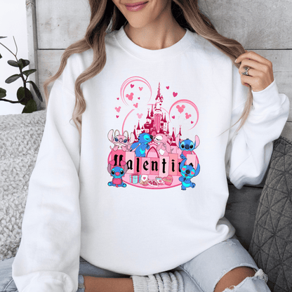 Matching Valentines Family Couple Sweatshirt for Adults and Kids