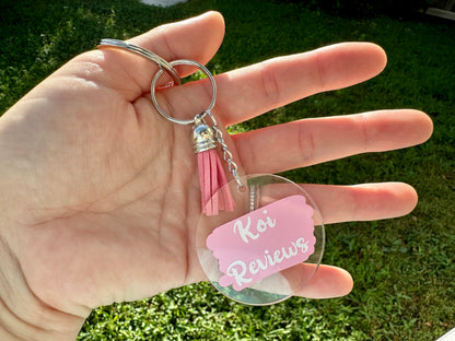 Personalized Acrylic Key chains, Custom Acrylic Keychains