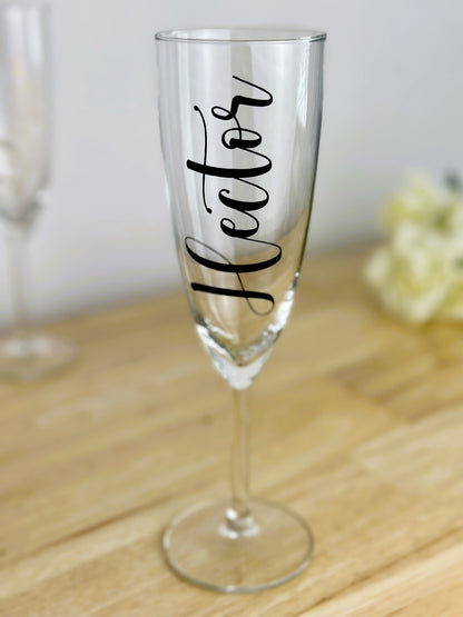 Customs Champagne Flutes