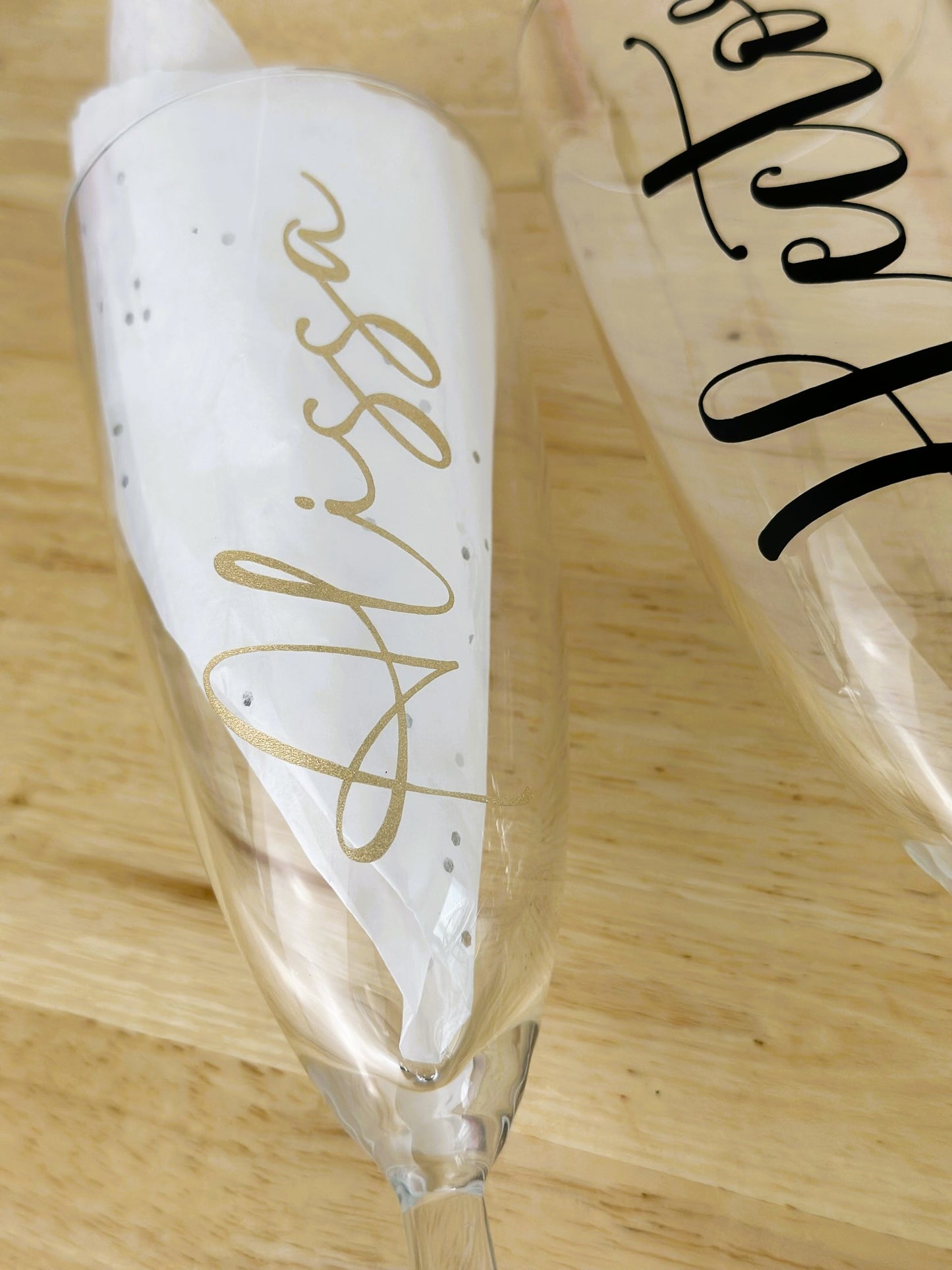 Customs Champagne Flutes