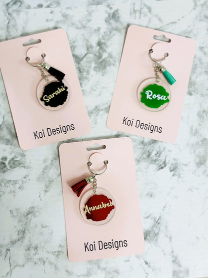 Personalized Acrylic Key chains, Custom Acrylic Keychains