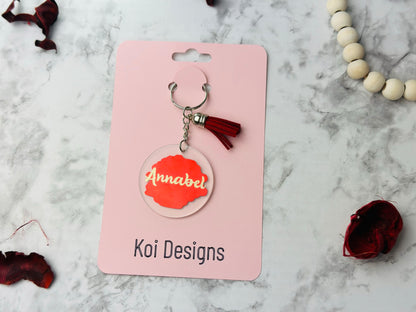 Personalized Acrylic Key chains, Custom Acrylic Keychains