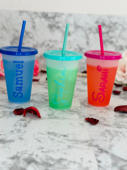 Personalized Color Changing 16oz cups